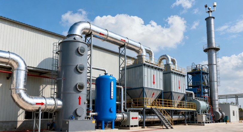 氣體渦輪流量計測量廢氣的成功案例